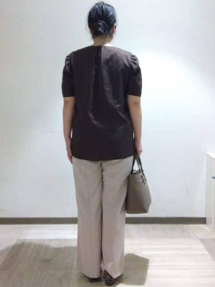 sakoさんの「Reflect｜【すっきり見え！長め丈】ピンタックデザインチュニックブラウス」を使ったコーディネート