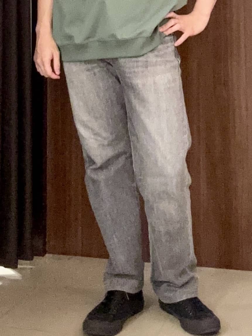 中村さんの「TAKEO KIKUCHI｜【抗菌防臭／5サイズ展開】ハイゲージポンチ Tシャツ」を使ったコーディネート