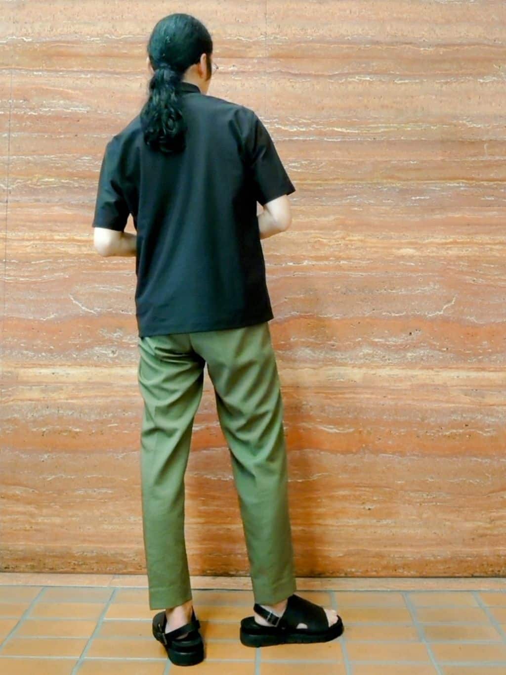 かしげるさんの「TAKEO KIKUCHI｜【COOL CITY WEAR】エアートール ポロシャツ /接触冷感・通気性」を使ったコーディネート