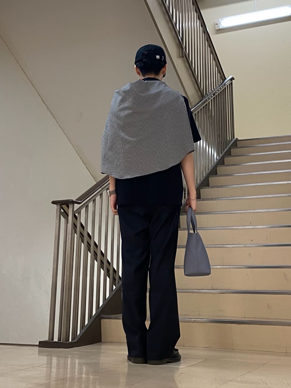 キムラさんの「TAKEO KIKUCHI｜【COOL CITY WEAR】エアートール オープンカラーシャツ /接触冷感・通気性」を使ったコーディネート