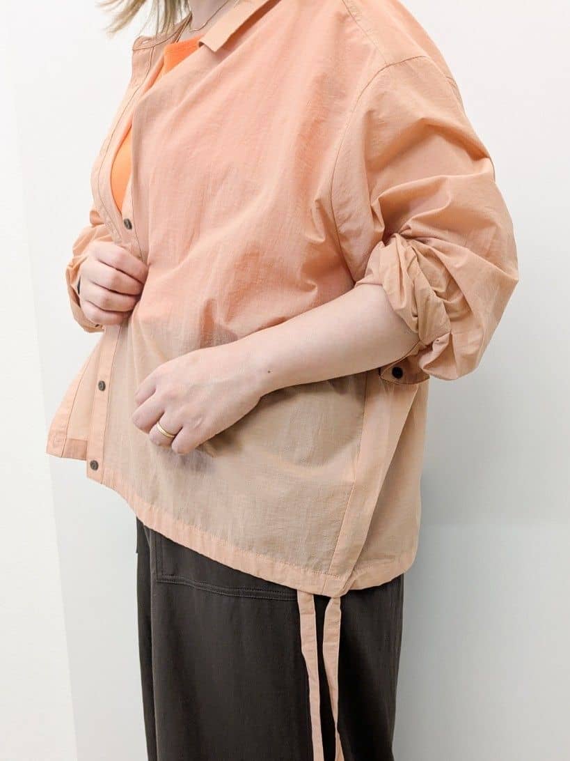 minさんの「grove｜【接触冷感】見た目はきちんと、着心地はらくちん クロップドベイカーパンツ」を使ったコーディネート