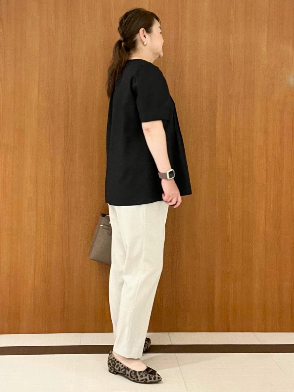 Hiroさんの「Reflect｜【すっきり見え！長め丈】ピンタックデザインチュニックブラウス」を使ったコーディネート