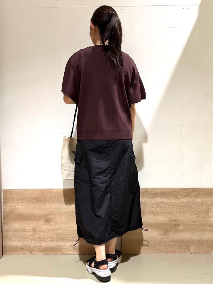 花さんの「SHOO･LA･RUE｜【S-LL】二の腕はカバーして魅せる フレアスリーブニット」を使ったコーディネート