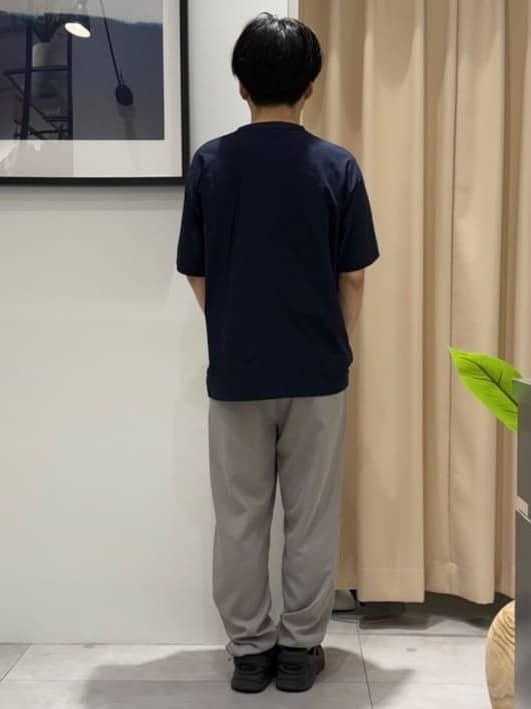 はさんの「THE SHOP TK｜パーフェクテックリンクス半袖Tシャツ 【接触冷感／吸水速乾／UVカット／洗濯機OK】」を使ったコーディネート