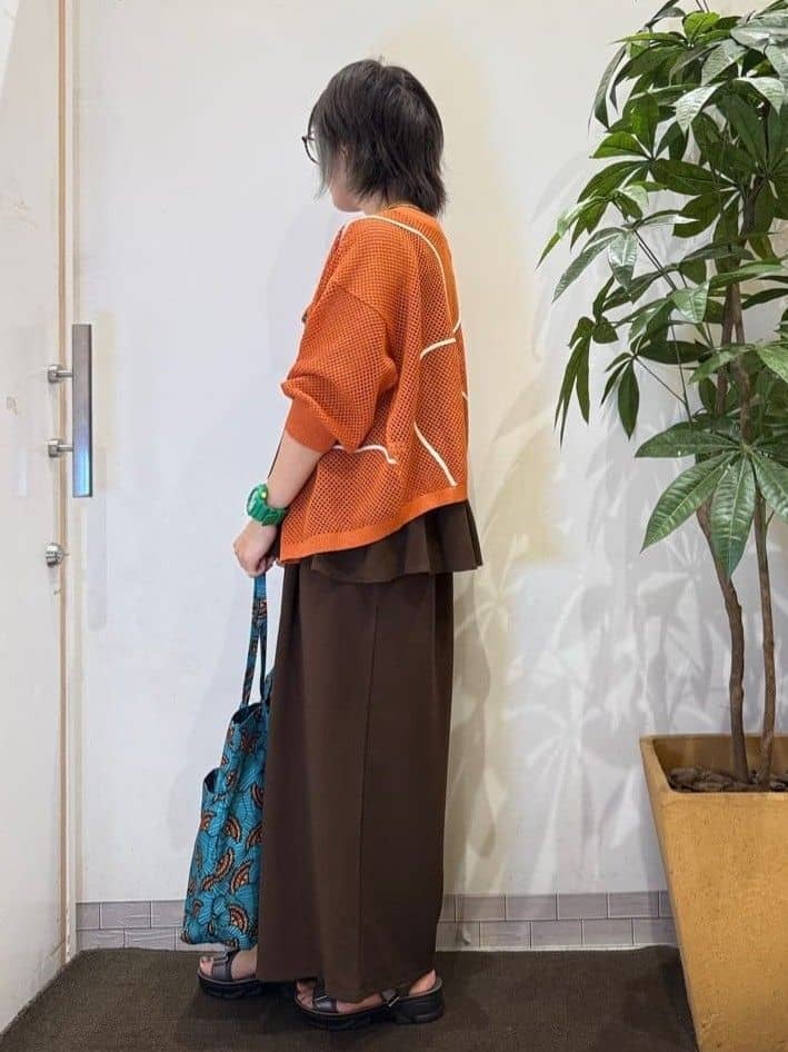 misakiさんの「SHOO･LA･RUE｜【S-LL/セットアップ可/ひんやり】女性らしさ溢れる ティアードキャミソール」を使ったコーディネート