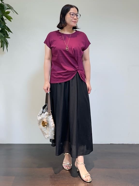 Asamiさんの「UNTITLED｜【洗える/Tシャツ】ツイストプルオーバー」を使ったコーディネート