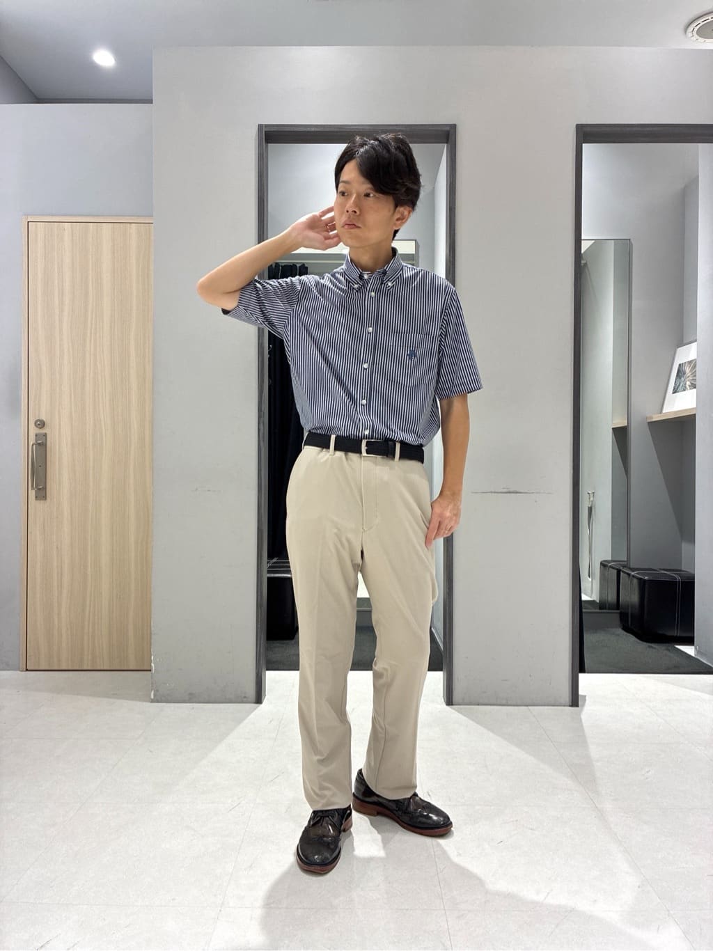 わいずみさんの「TAKEO KIKUCHI｜【COOL CITY WEAR】アーバンクール ジャケット /接触冷感・吸水速乾」を使ったコーディネート