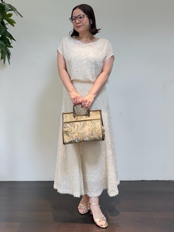 Asamiさんの「UNTITLED｜【セットアップ可/後ろウエストゴム】フェザーマーメイドスカート」を使ったコーディネート