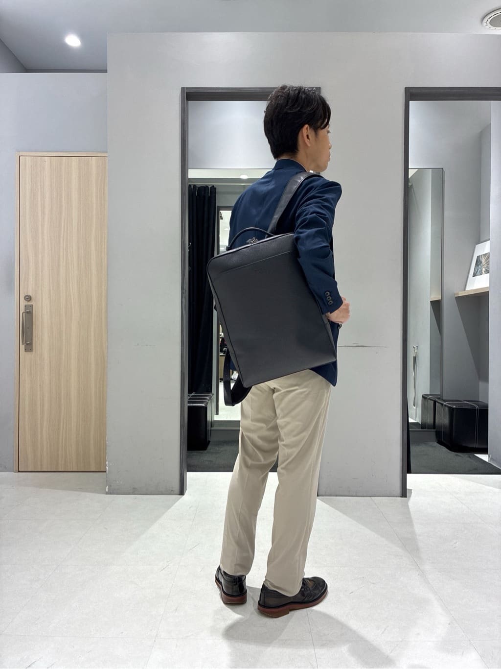 わいずみさんの「TAKEO KIKUCHI｜【COOL CITY WEAR】アーバンクール ジャケット /接触冷感・吸水速乾」を使ったコーディネート