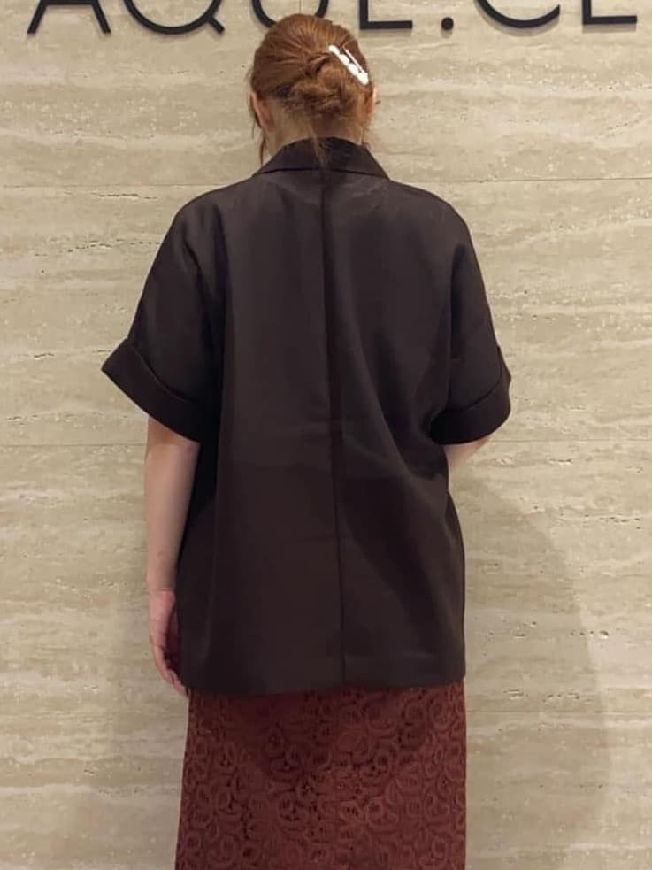 みやさんの「OPAQUE.CLIP｜メッシュテーラードジャケット【洗濯機洗い可】」を使ったコーディネート