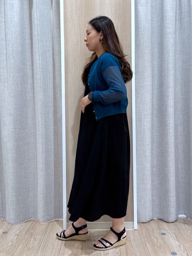sachiさんの「grove｜【雑誌掲載】洗えるシアーカーディガン」を使ったコーディネート