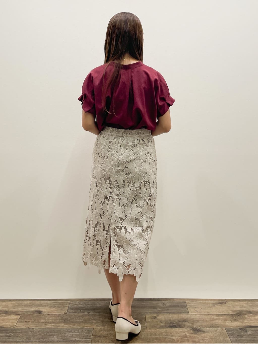 Asukaさんの「OPAQUE.CLIP｜《7色展開／XS-LLサイズ》タックスリーブスキッパーブラウス【洗濯機洗い可／吸水速乾／抗ピル／防シ」を使ったコーディネート