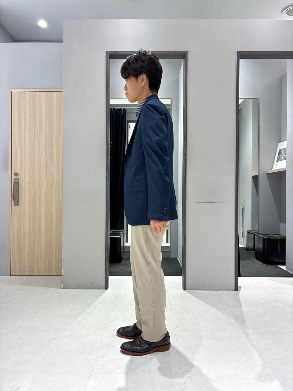 わいずみさんの「TAKEO KIKUCHI｜【COOL CITY WEAR】アーバンクール ジャケット /接触冷感・吸水速乾」を使ったコーディネート