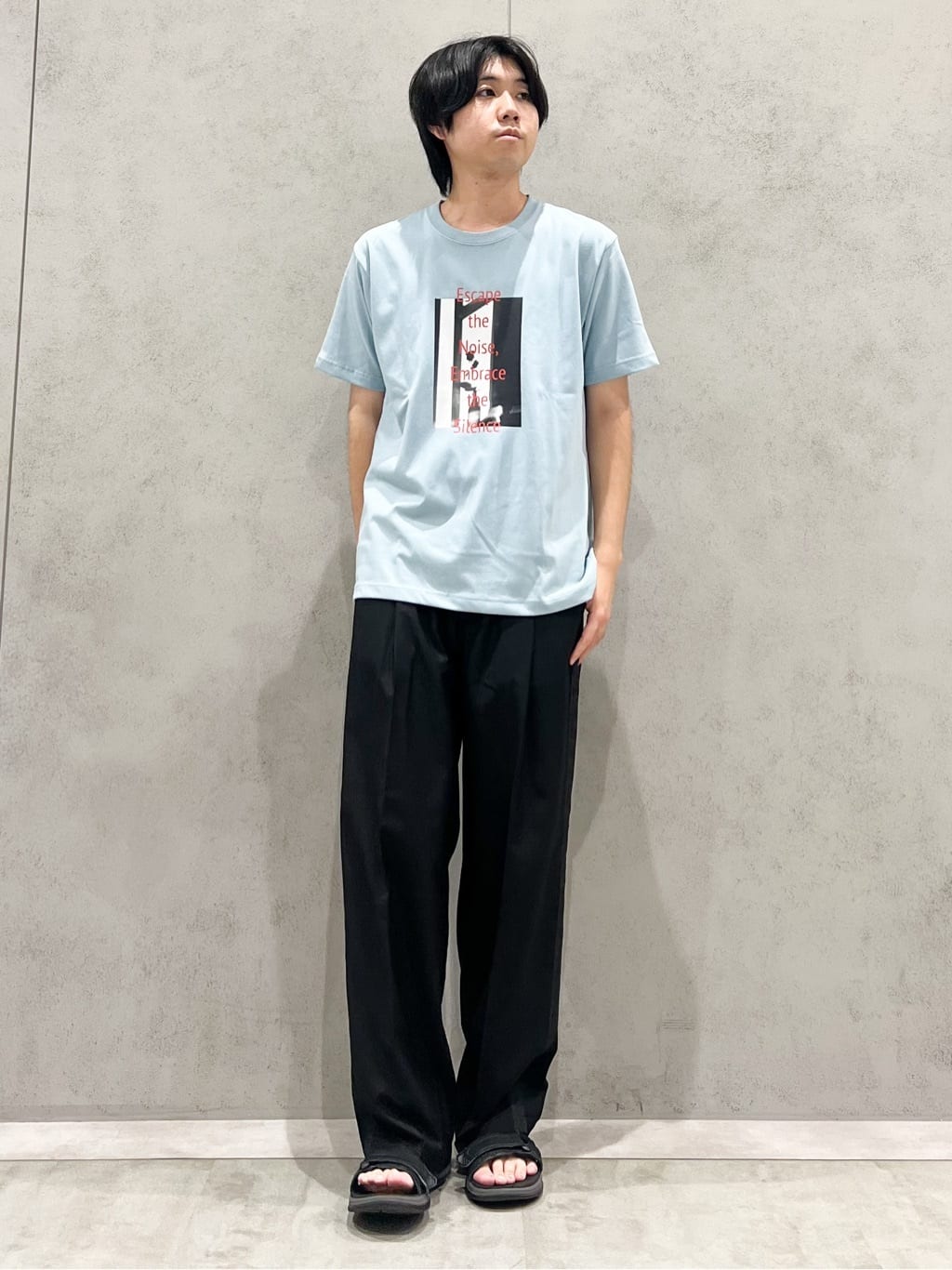 SHI-MAさんの「THE SHOP TK｜リサイクルアート半袖Tシャツ【接触冷感/洗濯機OK】」を使ったコーディネート