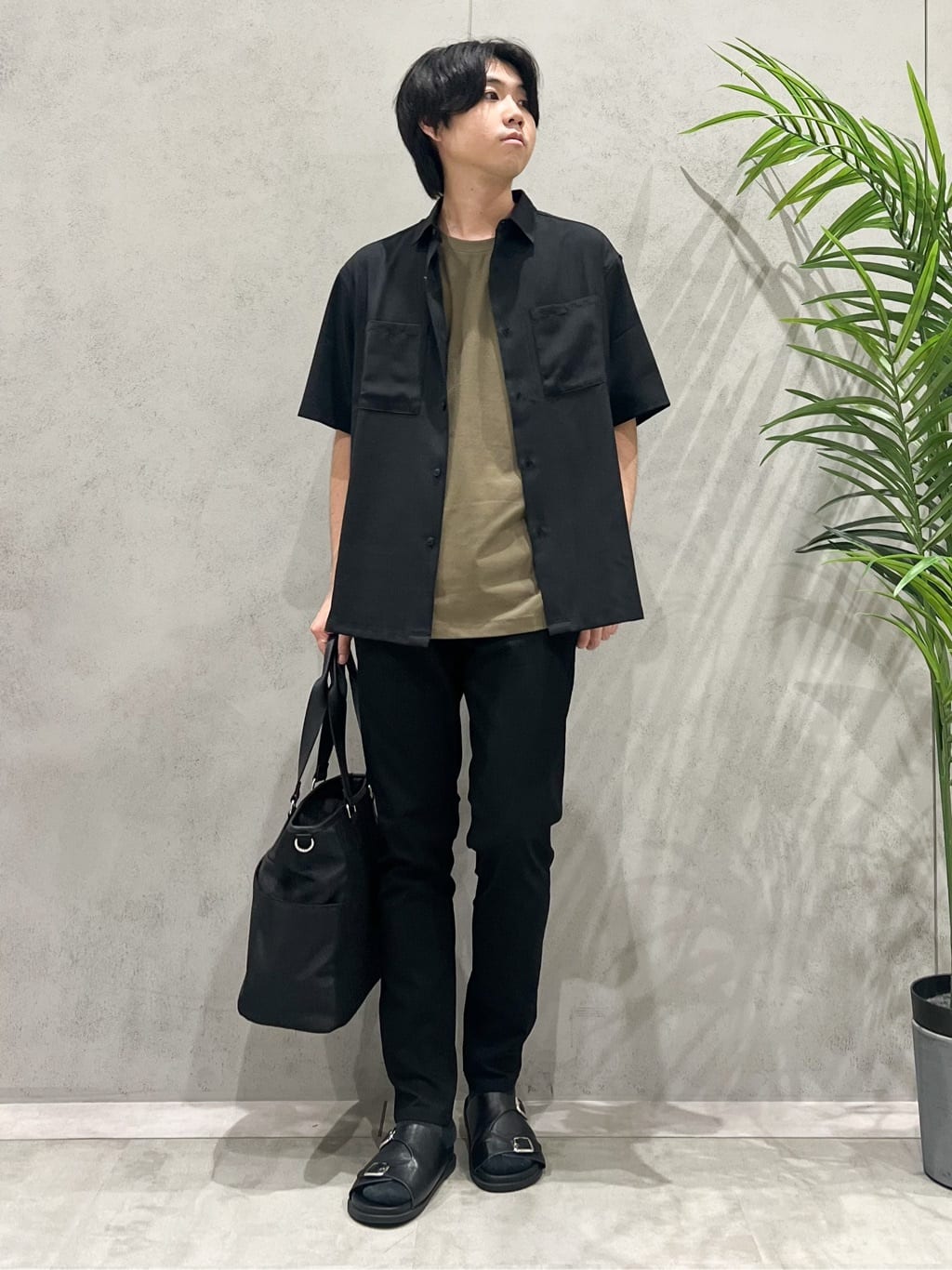 SHI-MAさんの「THE SHOP TK｜パーフェクテックリンクス半袖Tシャツ 【接触冷感／吸水速乾／UVカット／洗濯機OK】」を使ったコーディネート