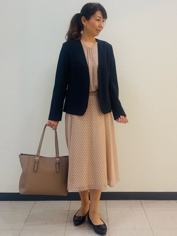 ⭐︎Eimi⭐︎さんの「Reflect｜【マシンウォッシュ可／セットアップ可】コツキ柄プリントブラウス」を使ったコーディネート