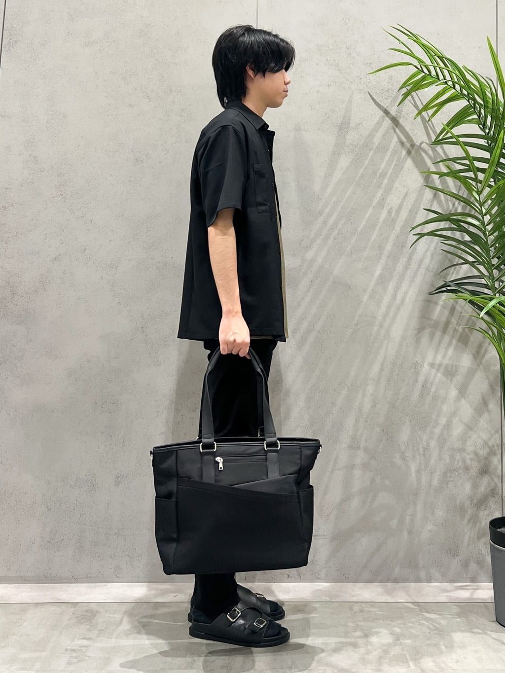 SHI-MAさんの「THE SHOP TK｜パーフェクテックリンクス半袖Tシャツ 【接触冷感／吸水速乾／UVカット／洗濯機OK】」を使ったコーディネート
