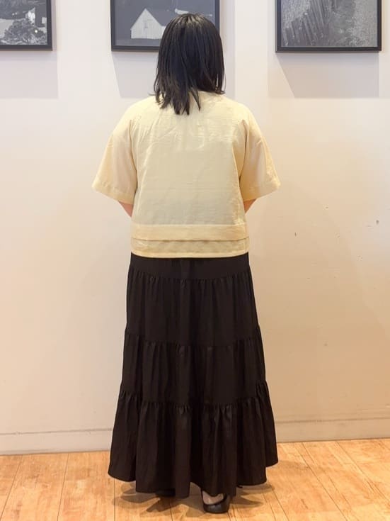 wakaaさんの「SHOO･LA･RUE｜【洗濯後しわになりにくい/UV/吸水速乾】大人きれいな バンドカラーシャツ」を使ったコーディネート