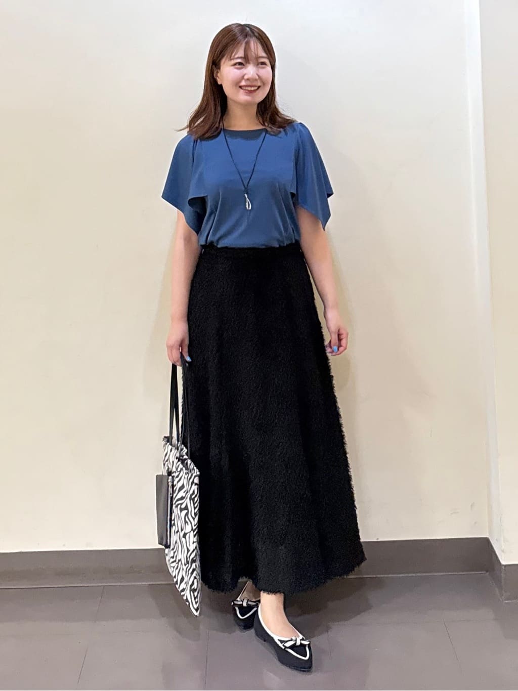 いくみさんの「UNTITLED｜【きれいめ／接触冷感／日本製】ハンカチスリーブプルオーバー」を使ったコーディネート