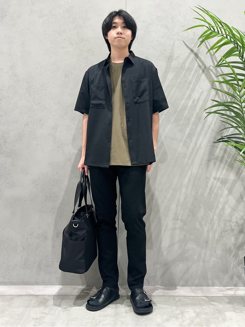 SHI-MAさんの「THE SHOP TK｜パーフェクテックリンクス半袖Tシャツ 【接触冷感／吸水速乾／UVカット／洗濯機OK】」を使ったコーディネート