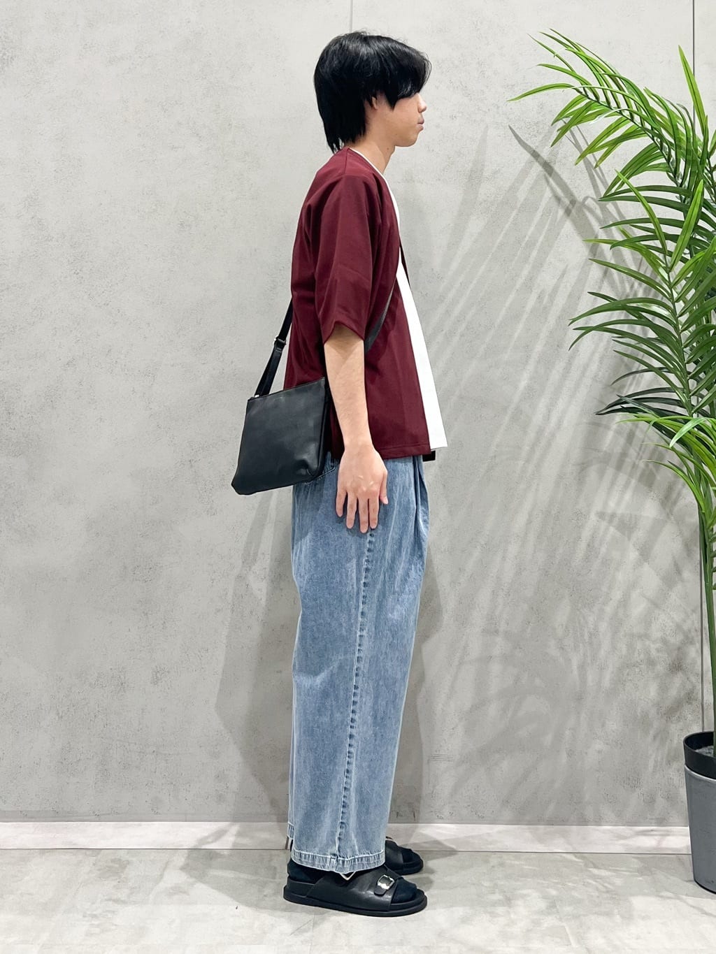 SHI-MAさんの「THE SHOP TK｜五分袖カーディガン+半袖Tシャツセットアイテム 洗濯機OK」を使ったコーディネート