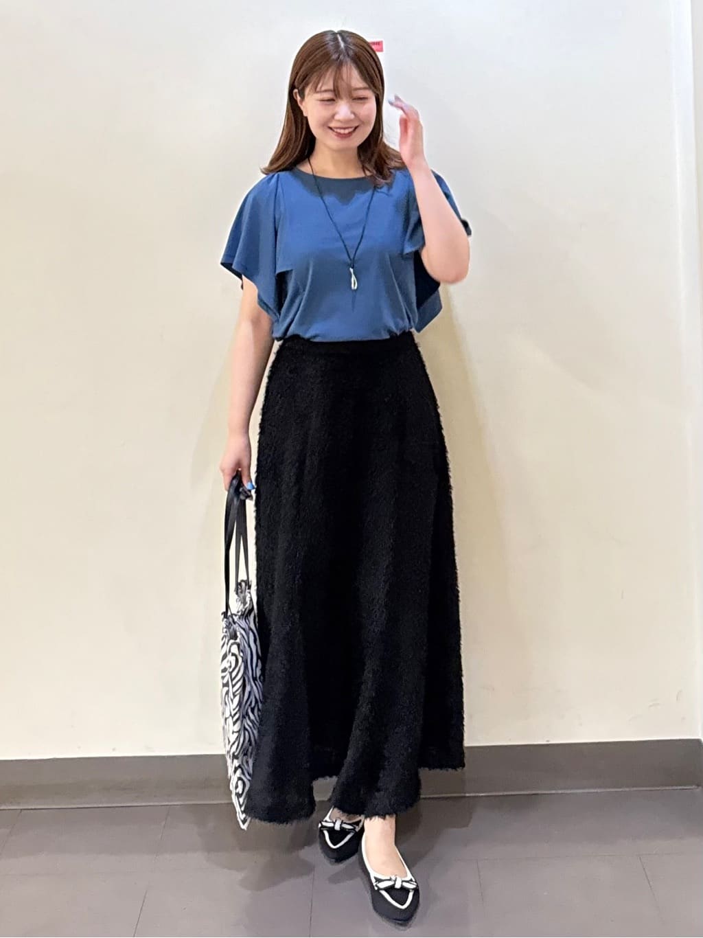 いくみさんの「UNTITLED｜【きれいめ／接触冷感／日本製】ハンカチスリーブプルオーバー」を使ったコーディネート