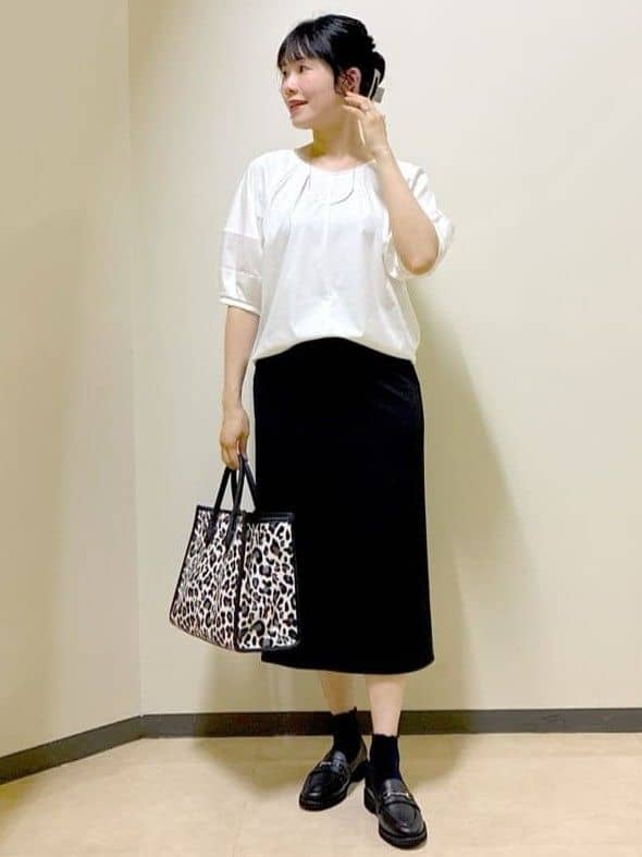  beni_gingerさんの「Reflect｜【マシンウォッシュ可】ナロースカート」を使ったコーディネート