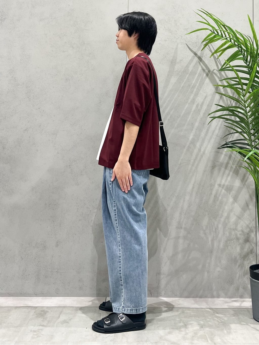 SHI-MAさんの「THE SHOP TK｜五分袖カーディガン+半袖Tシャツセットアイテム 洗濯機OK」を使ったコーディネート