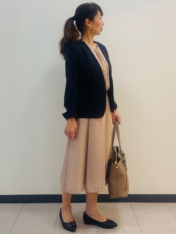 ⭐︎Eimi⭐︎さんの「Reflect｜【マシンウォッシュ可／セットアップ可】コツキ柄プリントブラウス」を使ったコーディネート