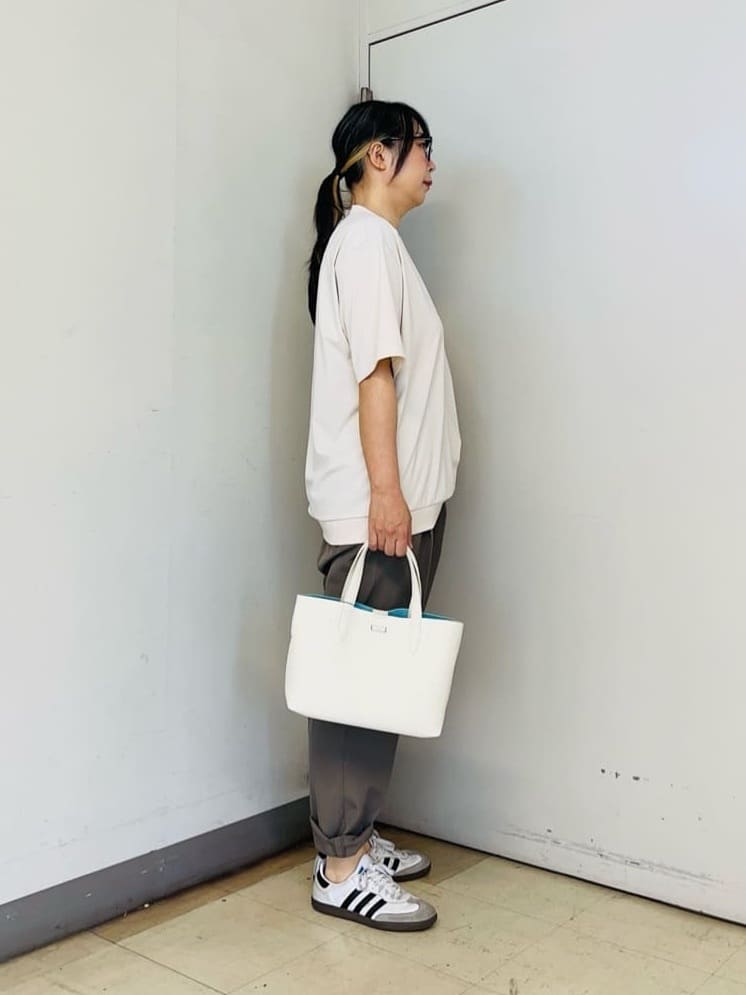 iwさんの「TAKEO KIKUCHI｜【COOL CITY WEAR】テーラードTシャツ /接触冷感」を使ったコーディネート