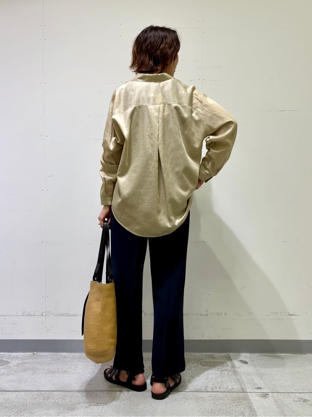 yuriさんの「INDIVI｜【着る日傘／遮熱／UVケア】ワイドパンツ」を使ったコーディネート