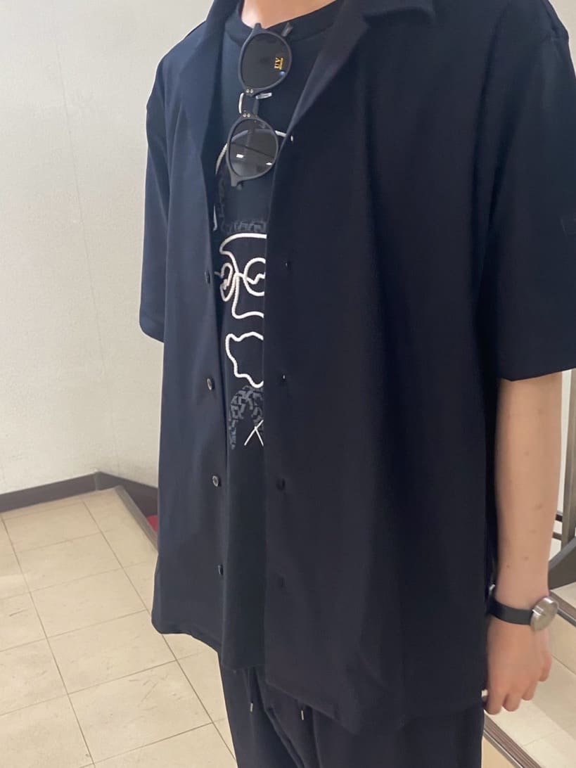 ryuさんの「TAKEO KIKUCHI｜【COOL CITY WEAR】エアートール オープンカラーシャツ /接触冷感・通気性」を使ったコーディネート
