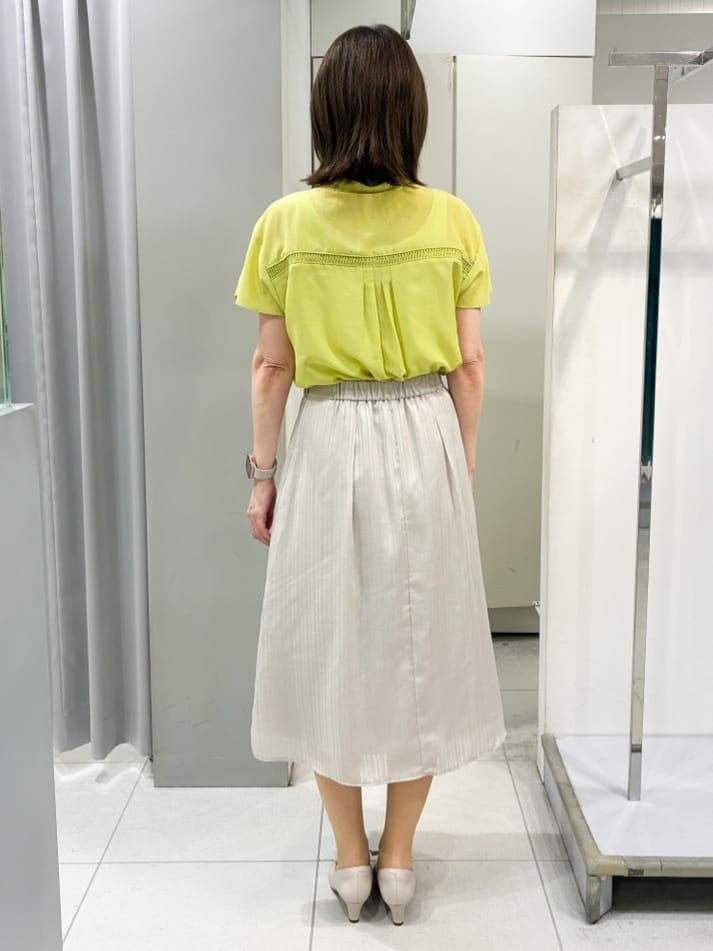 たみちゃんさんの「Reflect｜◆【選べる7色◎／手洗い可】フロントピンタックデザインブラウス」を使ったコーディネート