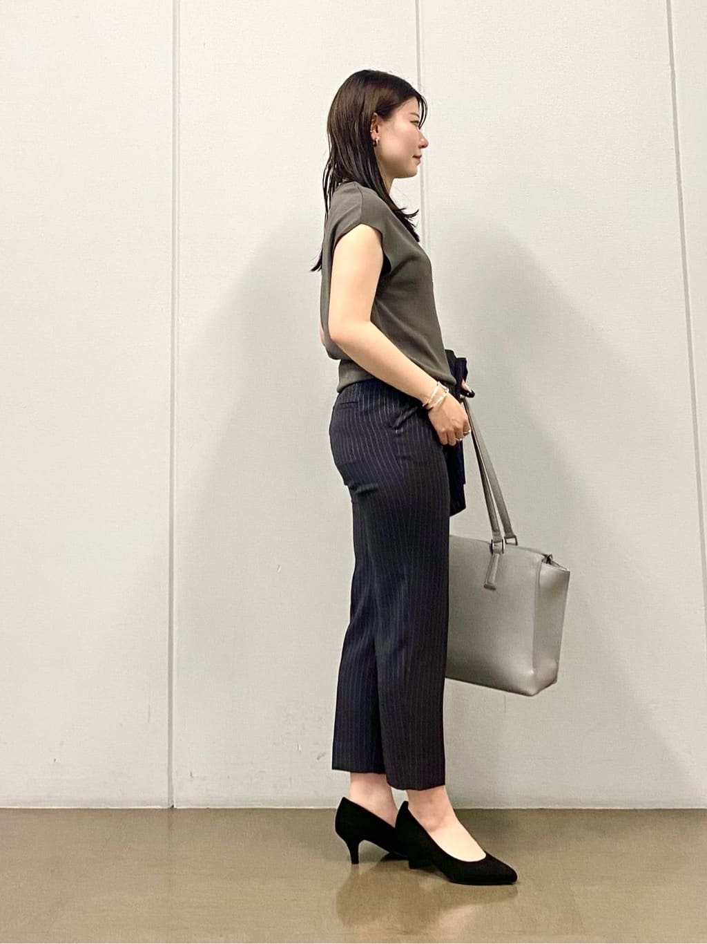 misakiさんの「INDIVI｜ダブルラインバングル」を使ったコーディネート