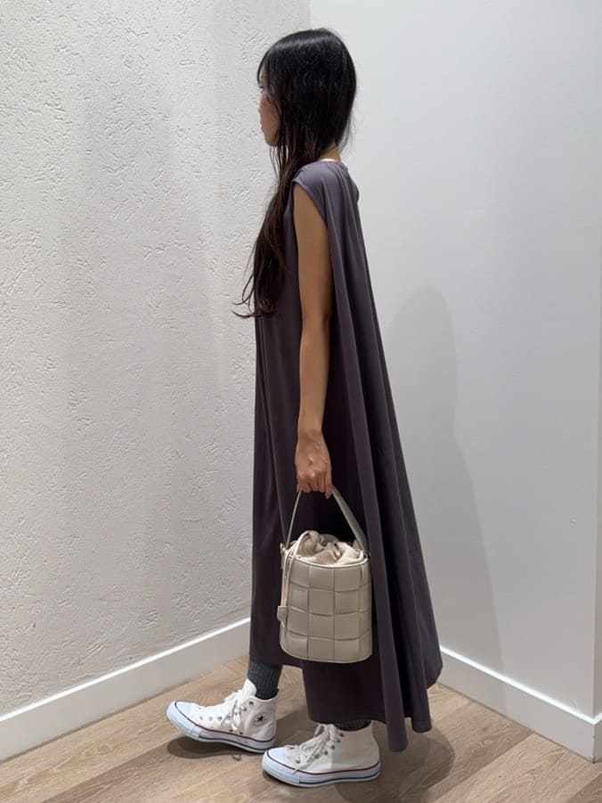 NOZOMIさんの「Dessin｜【2WAY】メッシュバケツBAG」を使ったコーディネート