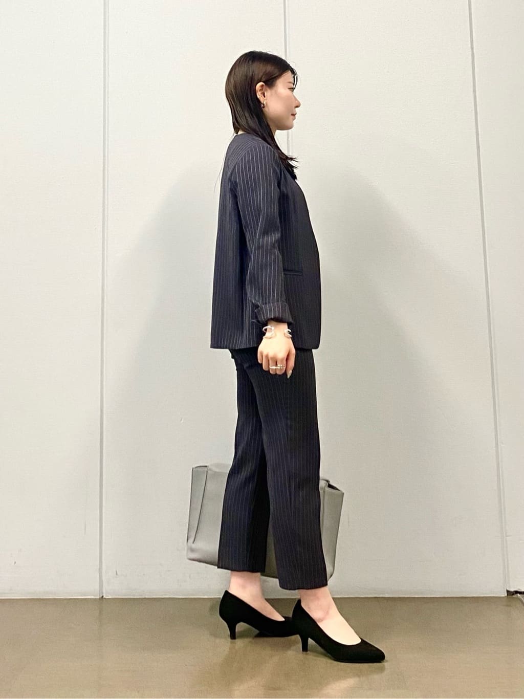 misakiさんの「INDIVI｜ダブルラインバングル」を使ったコーディネート