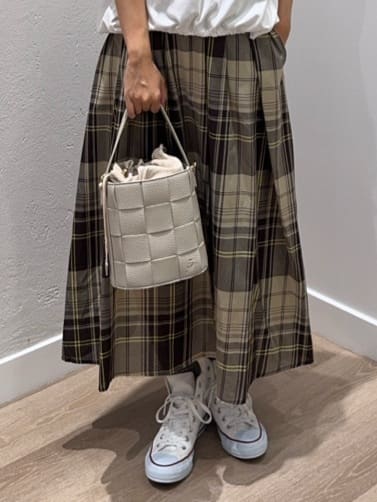 NOZOMIさんの「Dessin｜【2WAY】メッシュバケツBAG」を使ったコーディネート