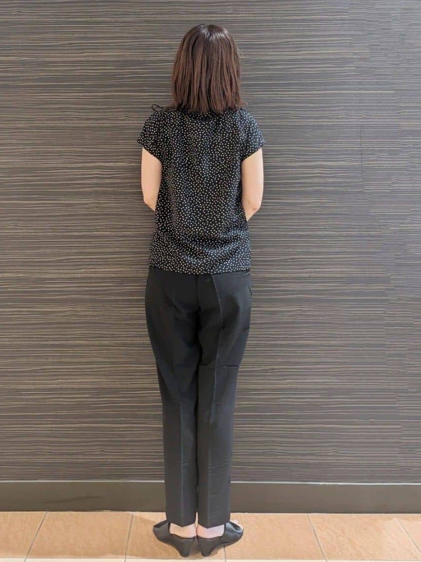 Miさんの「OPAQUE.CLIP｜ラッピングボウタイドットブラウス【洗濯機洗い可】」を使ったコーディネート