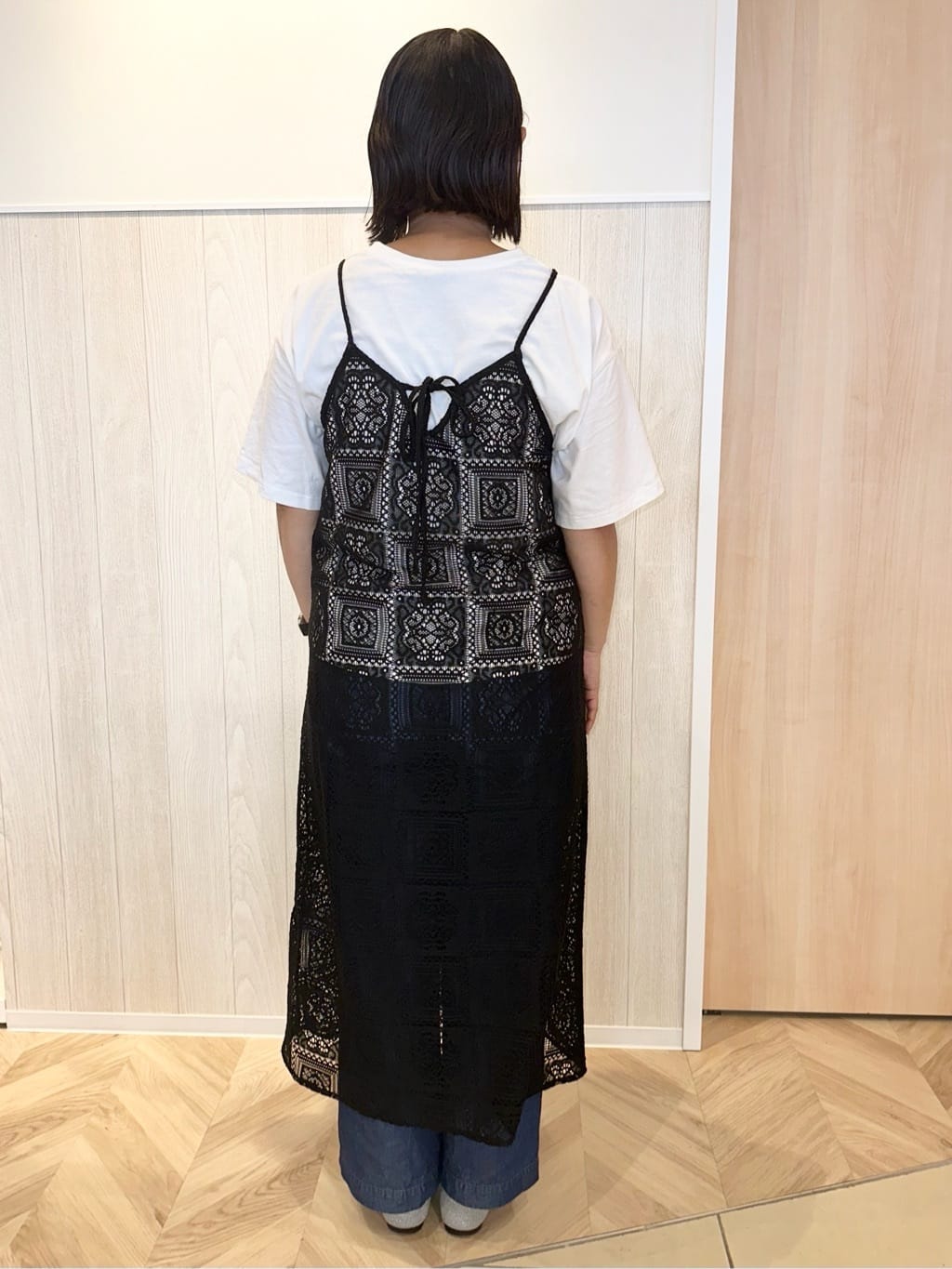 やっちゃんさんの「SHOO･LA･RUE｜【S-LL】レースキャミワンピース」を使ったコーディネート