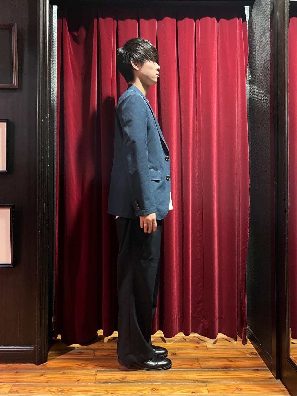うっちーさんの「TAKEO KIKUCHI｜【抗菌防臭】COOL DOTS（R）ドビープリント ジャケット」を使ったコーディネート