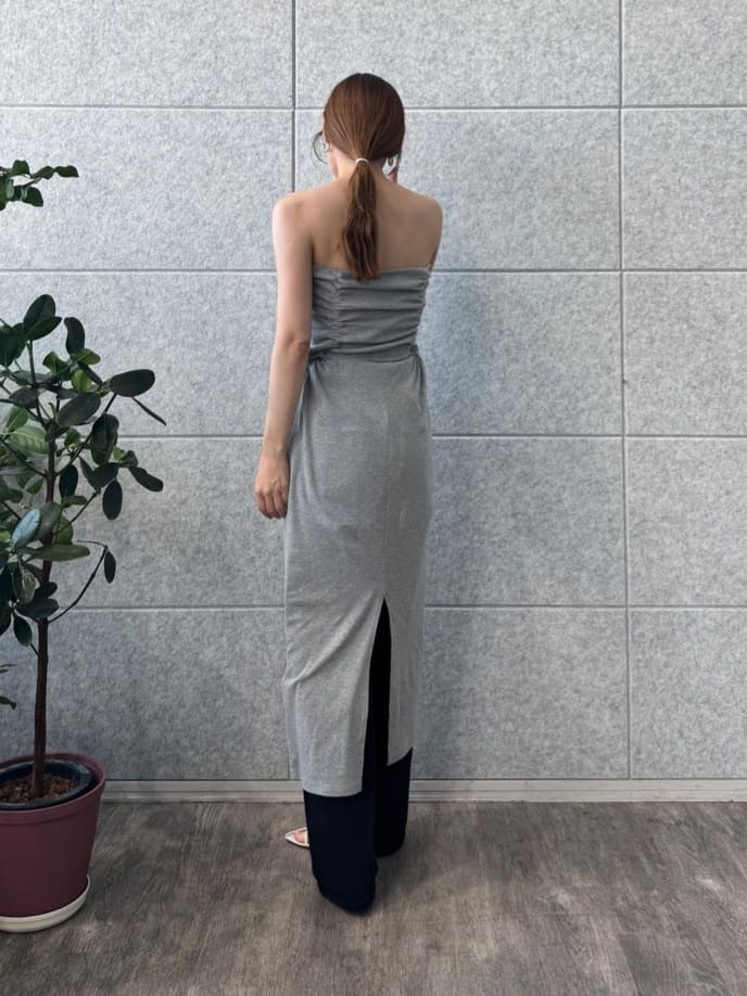 designer yukaさんの「CODE A｜drawstring skirt dress」を使ったコーディネート