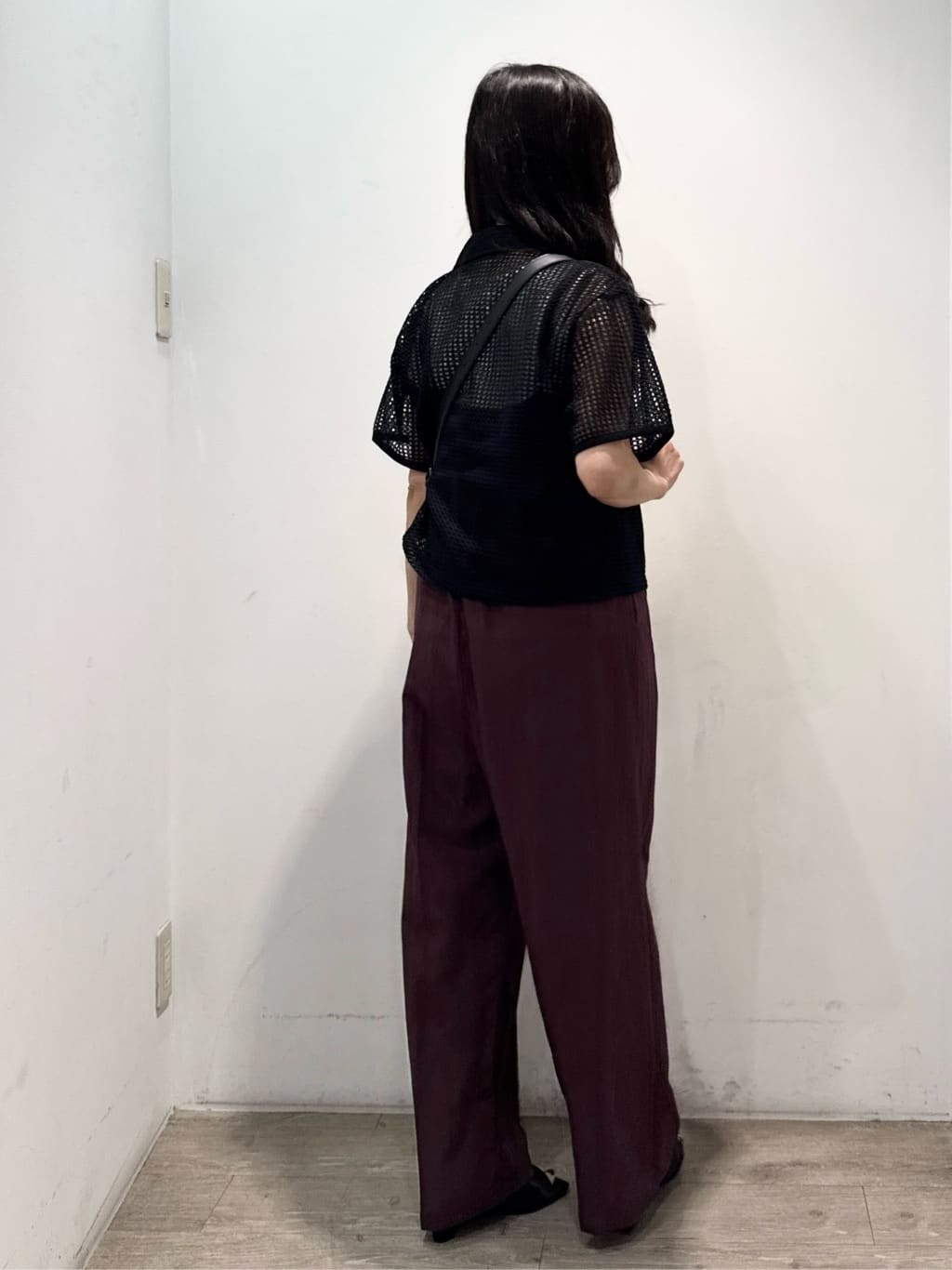 yuicciさんの「OPAQUE.CLIP｜メッシュ開襟シャツ【洗濯機洗い可】」を使ったコーディネート