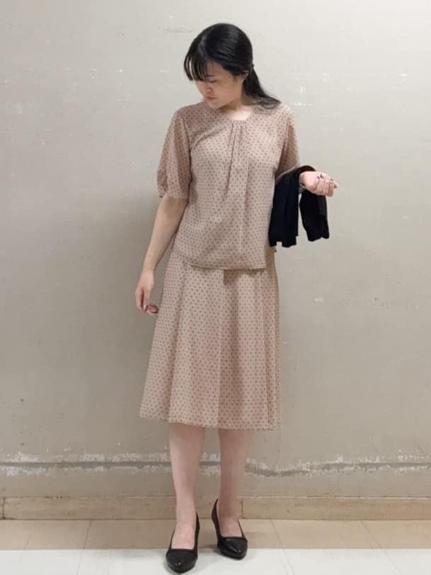  Aさんの「Reflect｜【マシンウォッシュ可／セットアップ可】コツキ柄プリントブラウス」を使ったコーディネート