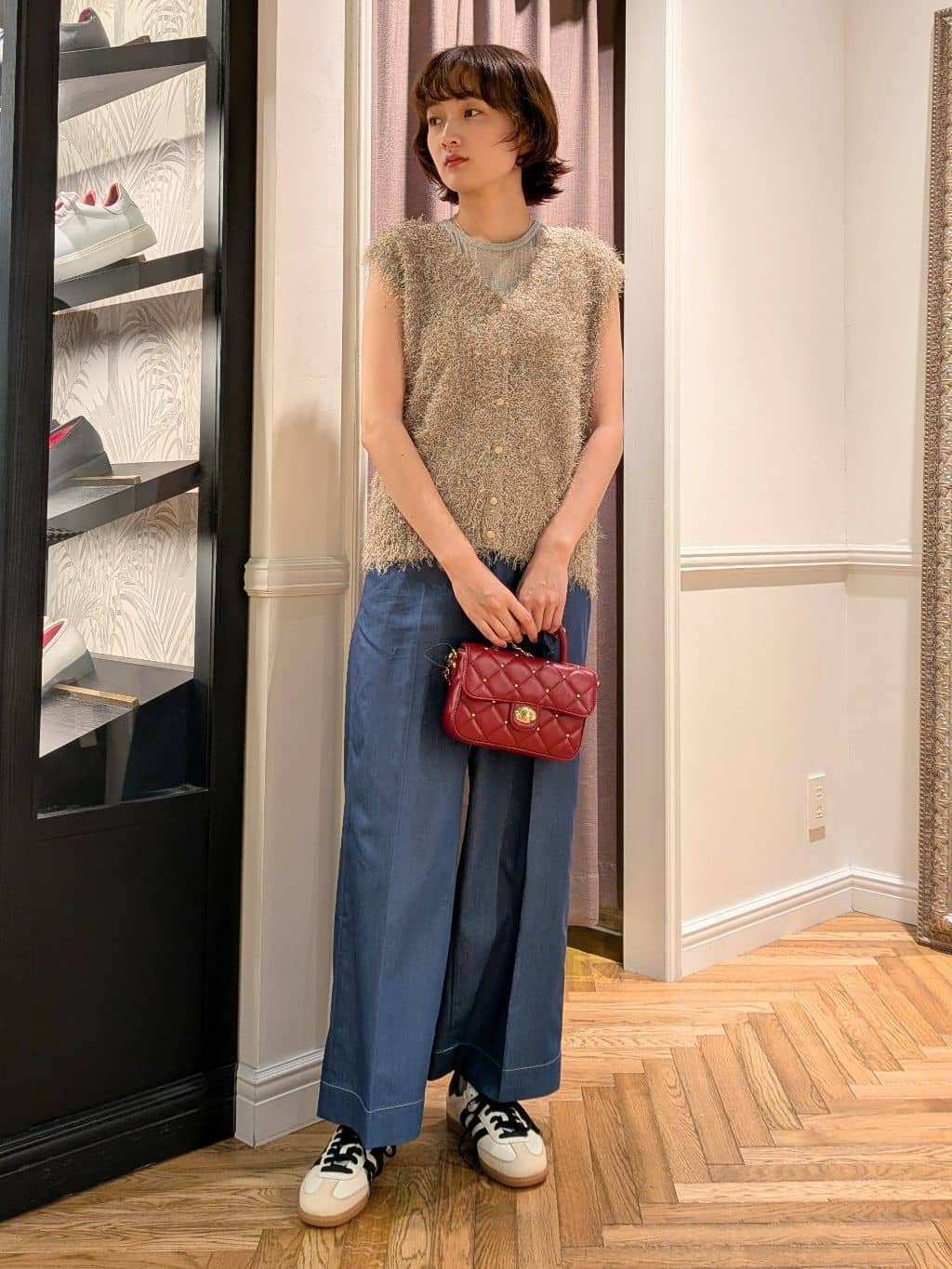 saoriさんの「DRESSTERIOR｜キルテッドショルダーバッグ」を使ったコーディネート