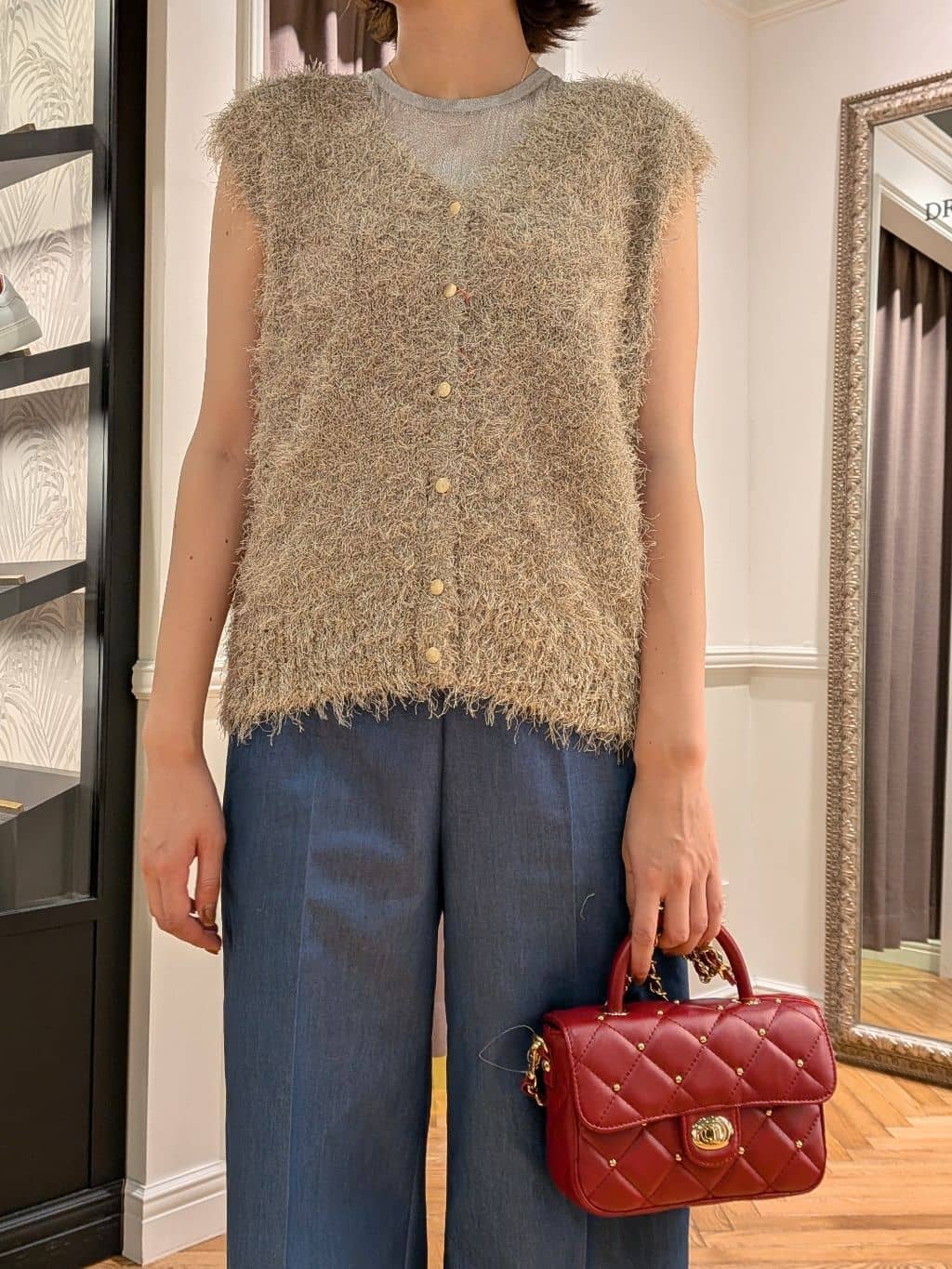 saoriさんの「DRESSTERIOR｜キルテッドショルダーバッグ」を使ったコーディネート