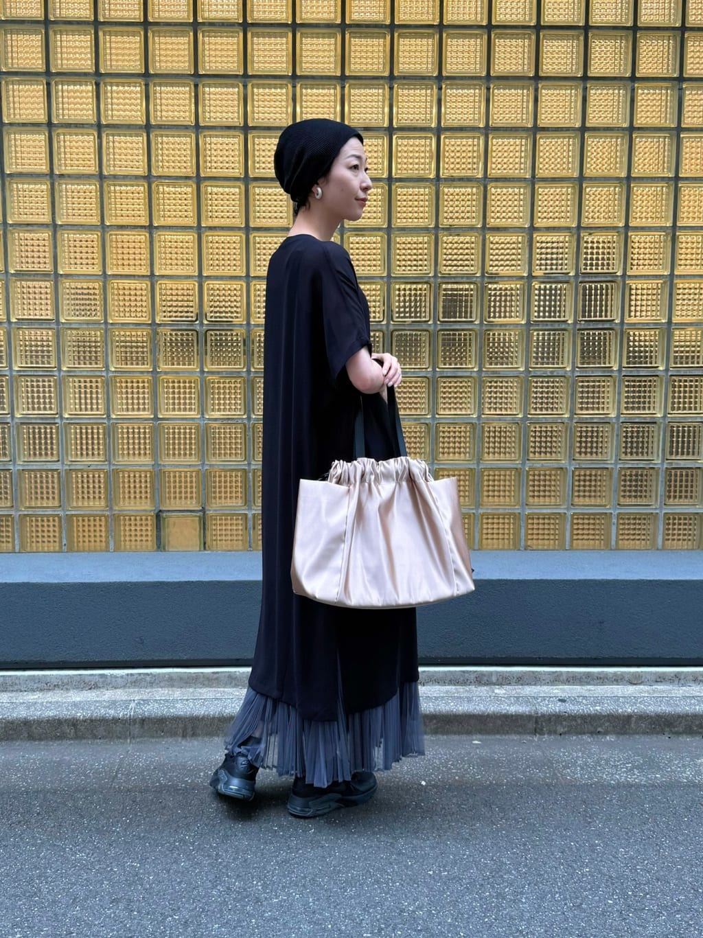 Kさんの「HIROKO HAYASHI｜LUINI SATINE（ルイーニ サティーネ）トートバッグ」を使ったコーディネート