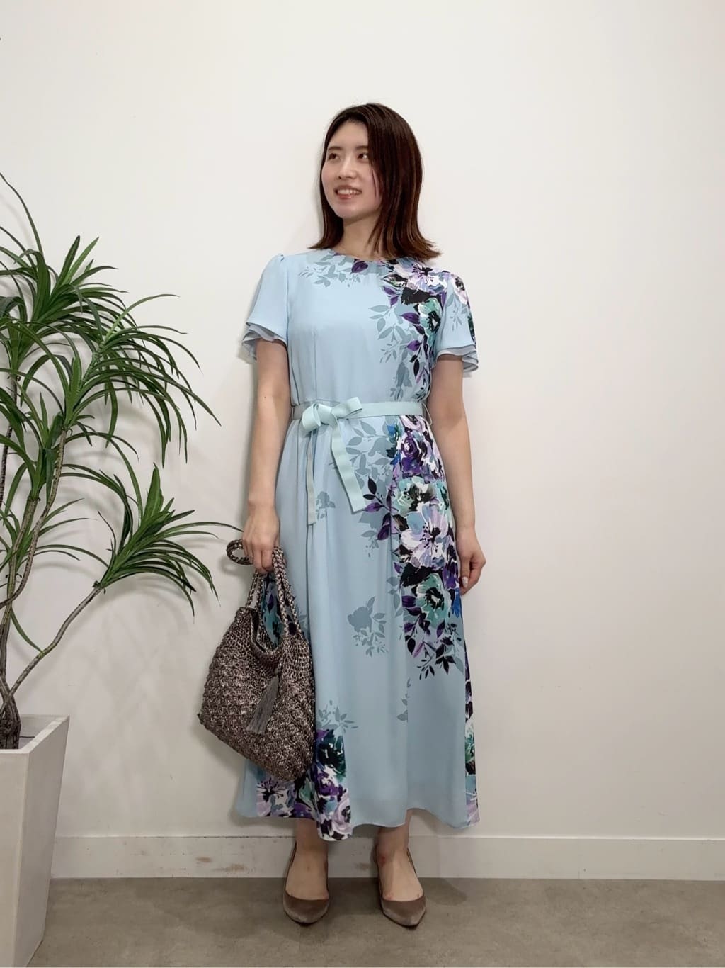 Suma Una本部スタッフさんの「SunaUna｜【&yours project】パネル柄ワンピース」を使ったコーディネート