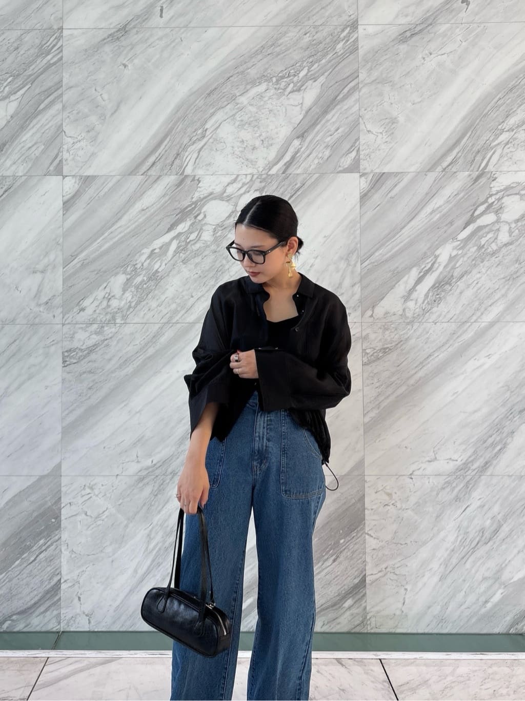ayanoさんの「INDIVI｜ロールアップデニム」を使ったコーディネート