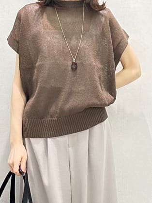 Miwaさんの「UNTITLED｜マーブルドロップネックレス」を使ったコーディネート