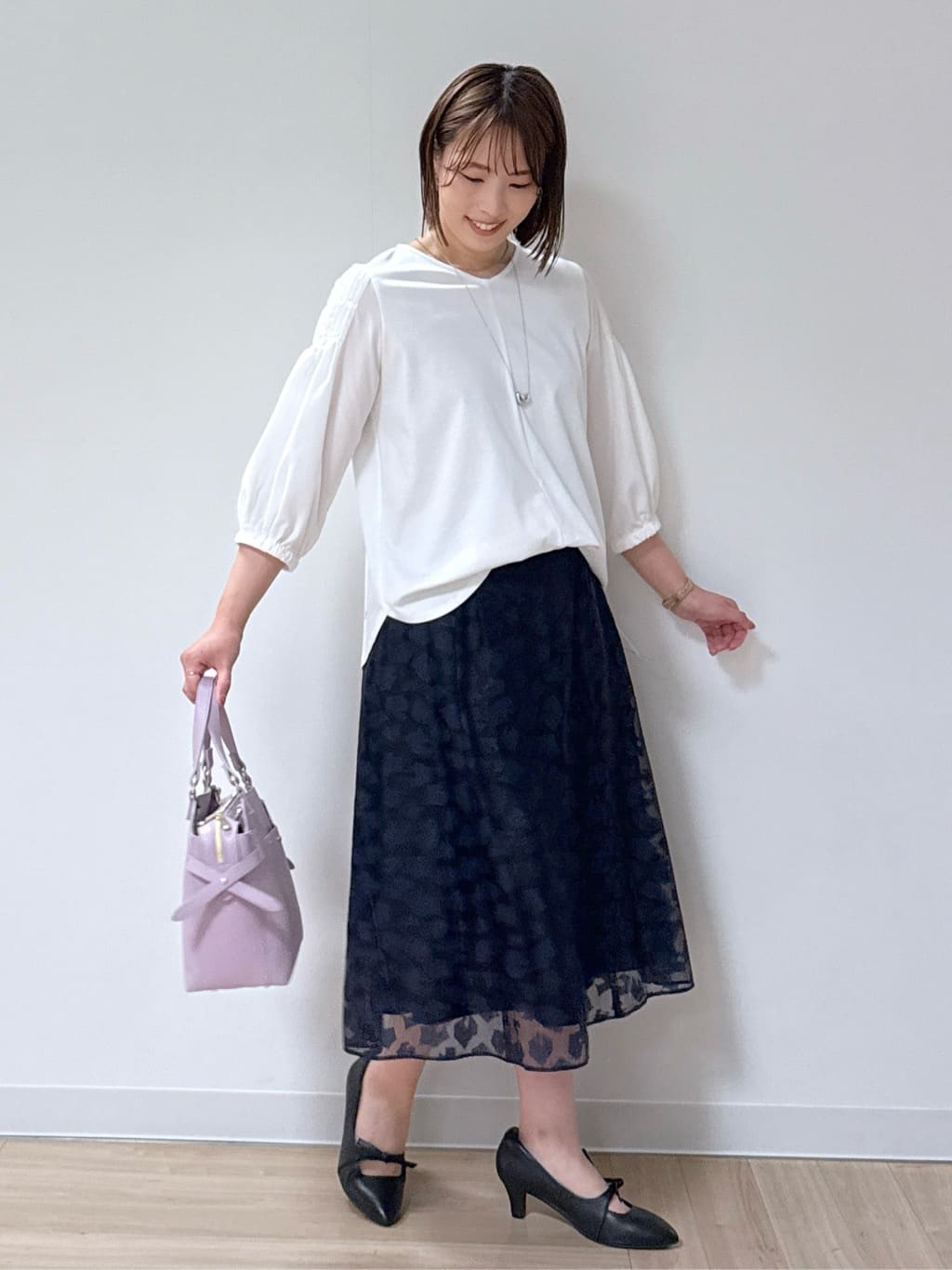 amiさんの「Reflect｜◆【UVカット／接触冷感／洗える／セットアップ可】クルーネックジャケット」を使ったコーディネート
